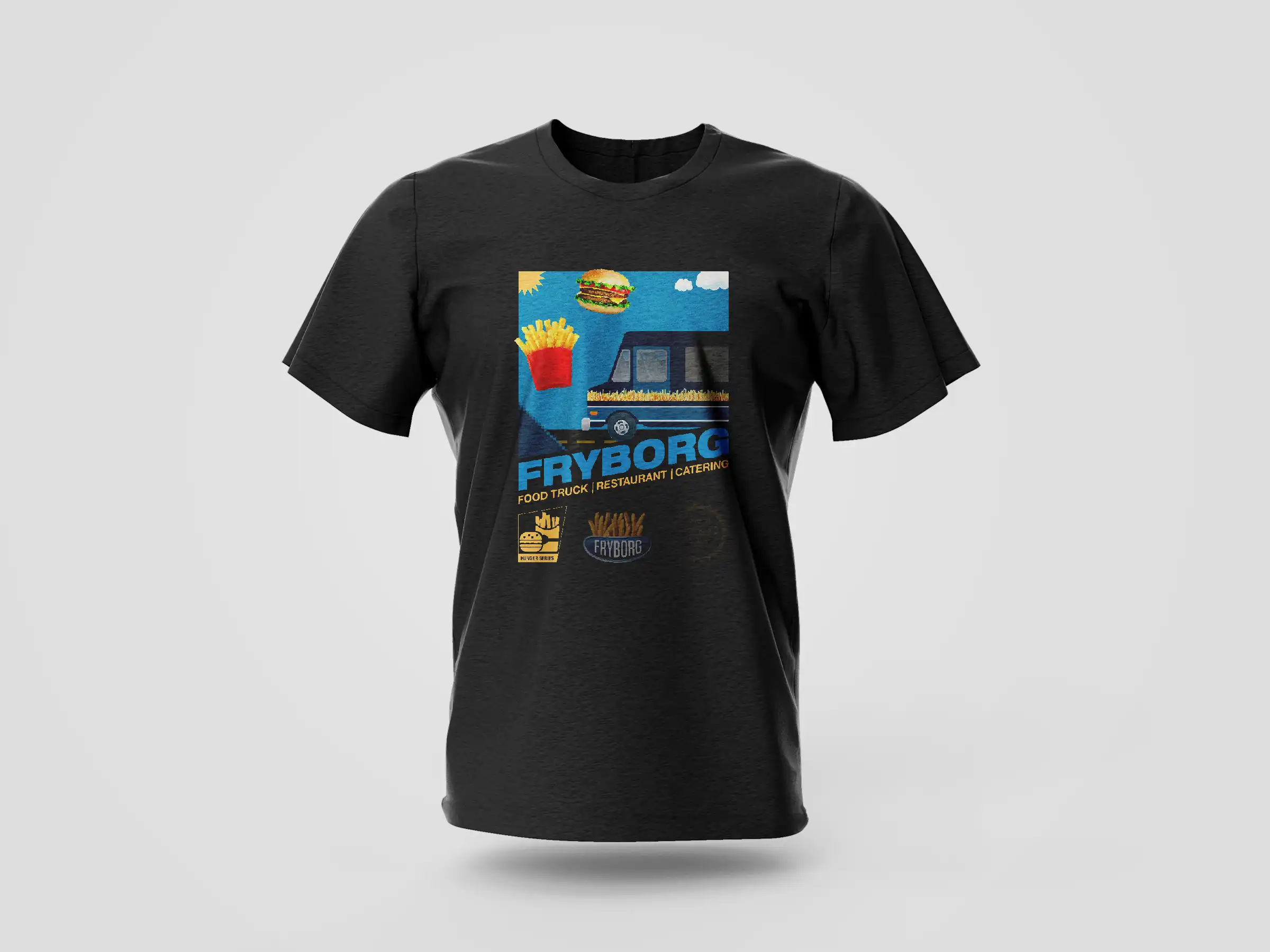 fryborg retro nintendo style tshirt